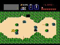 une photo d'Ã©cran de The Legend of Zelda sur Nintendo Nes